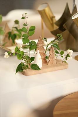 Räder Houten Tray met Engel en bomen