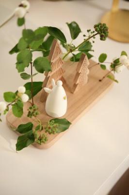 Räder Houten Tray met Engel en bomen