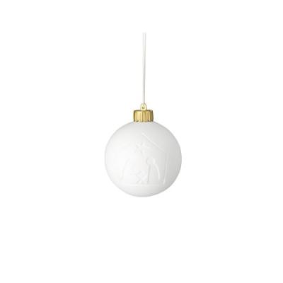 Räder kerstbal Kerststal led porselein