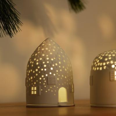 Räder lichthuis, lighthous Rond met puntdak en dots