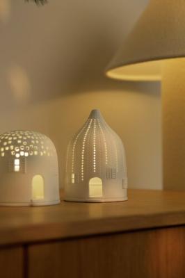 Räder lichthuis, lighthouse Rond Puntdak met lijnen