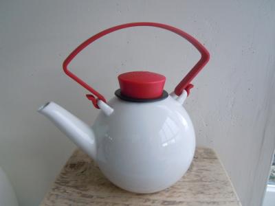 QDO theepot porselein 1L rood