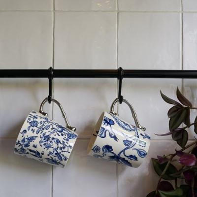 Heinen Delftsblauw mok Heritage collectie Bonte Familie