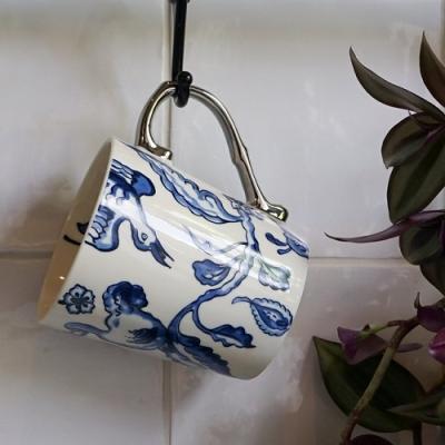 Heinen Delftsblauw mok Heritage collectie Vrije Vogels
