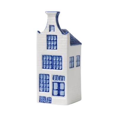 Heinen Delftsblauw Huis Grachtenpand Klokgevel nr. 5