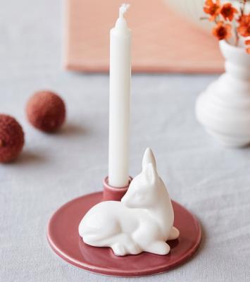 Dottir kandelaar Sweet Stories Bambi Dusty Rose