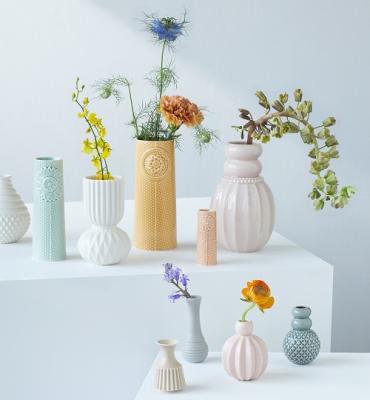 Dottir Samsurium Minibell kleine vaasjes Coral, set van 3