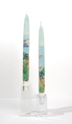 Flatyz set van 2 platte kunstkaarsen Child Hassam Poppies Isles of Shoals