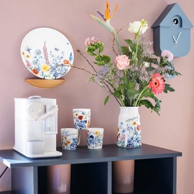 Heinen Delftsblauw mok Wildbloemen Bloemen oase