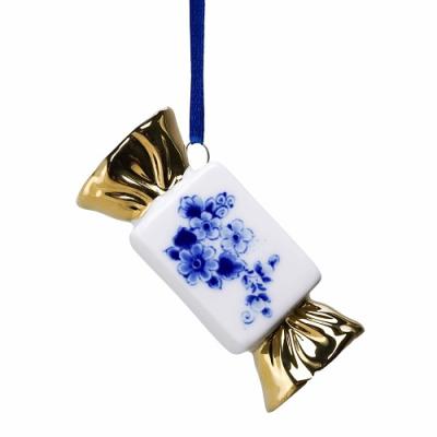 Heinen Delftsblauw hanger snoepje Toffee