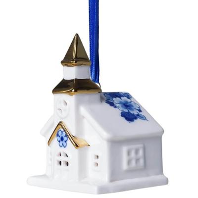 Heinen Delftsblauw hanger Kerk