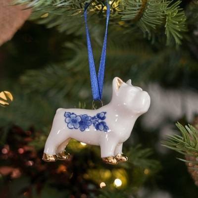 Heinen Delftsblauw hanger Bulldog