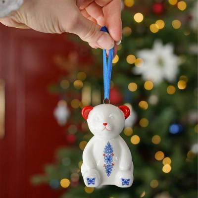 Heinen Delftsblauw hanger Vintage Teddy Beer