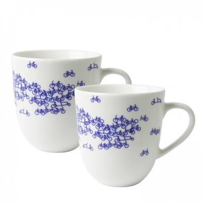 Heinen mokkenset Fietsen, set van 2 large