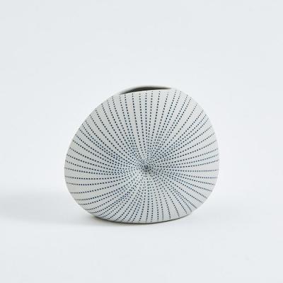 P-Dit vaas Diva Blauwe streepjes Small