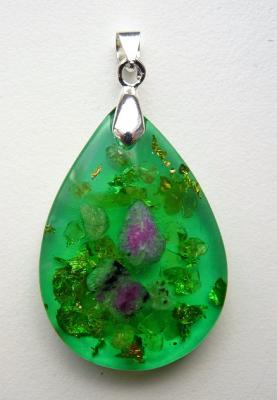 P07 Plasma Energy hanger Green Spirit Drop