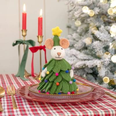 Sjaal met verhaal decoratie Muis Kerstboom