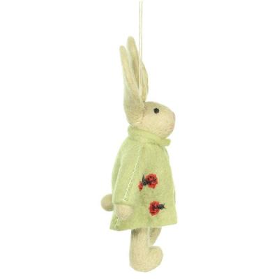 Sjaal met verhaal hanger Funny bunny - lieveheersbeestje