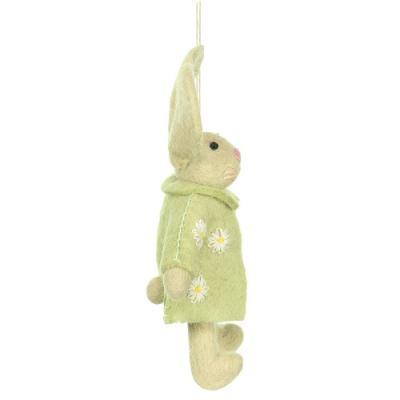 Sjaal met verhaal hanger Funny bunny - margrietjes