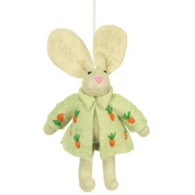 Sjaal met verhaal hanger Funny bunny - worteltjes