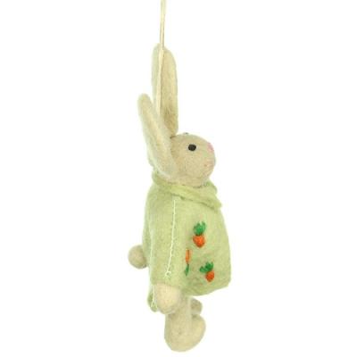 Sjaal met verhaal hanger Funny bunny - worteltjes