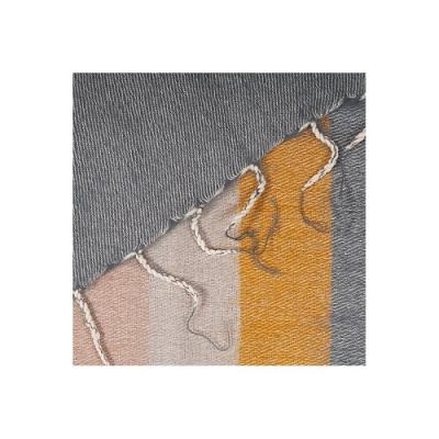 Sjaal met verhaal shawl okergeel creme