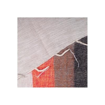 Sjaal met verhaal shawl creme taupe oranje