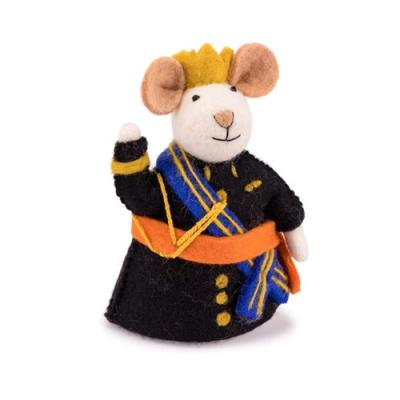 Sjaal met verhaal Muizen Koning Willem Alexander en Koningin Maxima