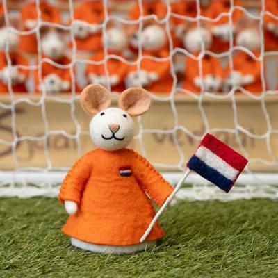 Sjaal met verhaal Holland Muis met vlag