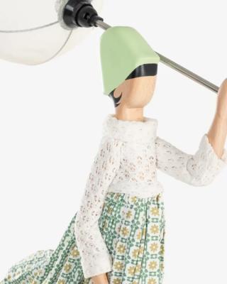 Skitso Little Girl Svinta schemerlamp 