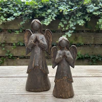 Engel staand taupe small