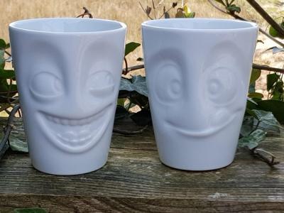 TASSEN happy faces mokken set Joking & Tasty, porselein 350 ml