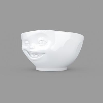 TASSEN bowl Wink (Zwinkernd, knipoog) wit