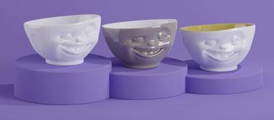 TASSEN bowl Wink (Zwinkernd, knipoog) wit