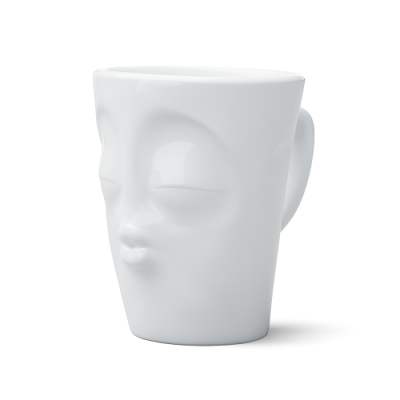 TASSEN Happy faces mok Kissing met oor 350ml