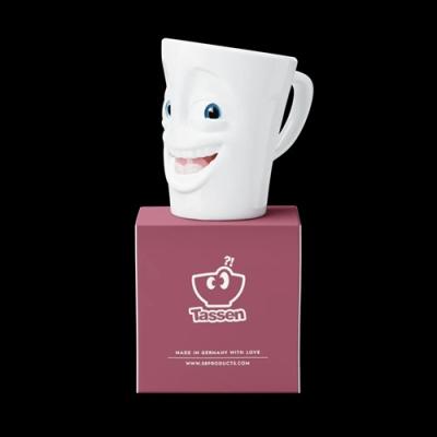 TASSEN happy faces mok met oor film editie Joking porselein 350 ml