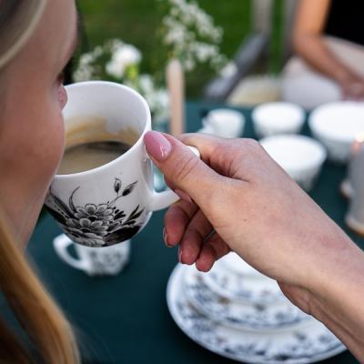 Heinen Delftsblauw Avondbloem kleine (koffie) kop