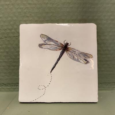 Vanons2 Tegeltje 10x10 Libelle