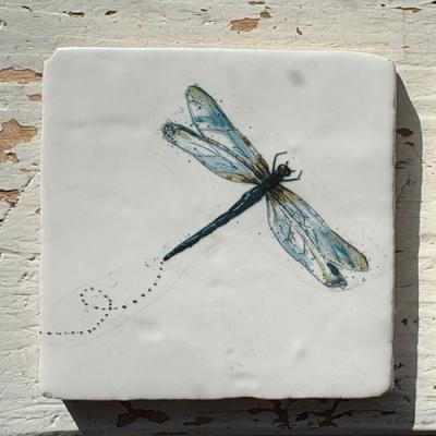 Vanons2 Tegeltje 10x10 Libelle