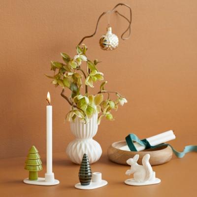 Dottir kandelaartjes Winter Stories Eekhoorn en boompjes, set van 3